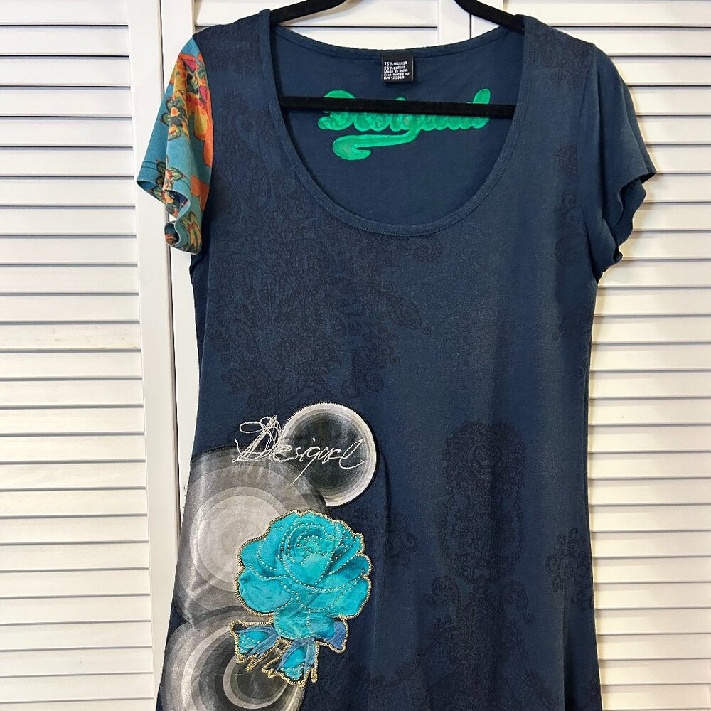 Gorgeous Original Desigual Tunic Top: Size M/L